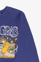 Vintage "Mardi Gras" Mask Sweatshirt (1990s)