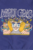 Vintage "Mardi Gras" Mask Sweatshirt (1990s)