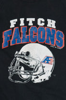 Vintage Distressed "Fitch Falcons" Football Sweatshirt (1990s)