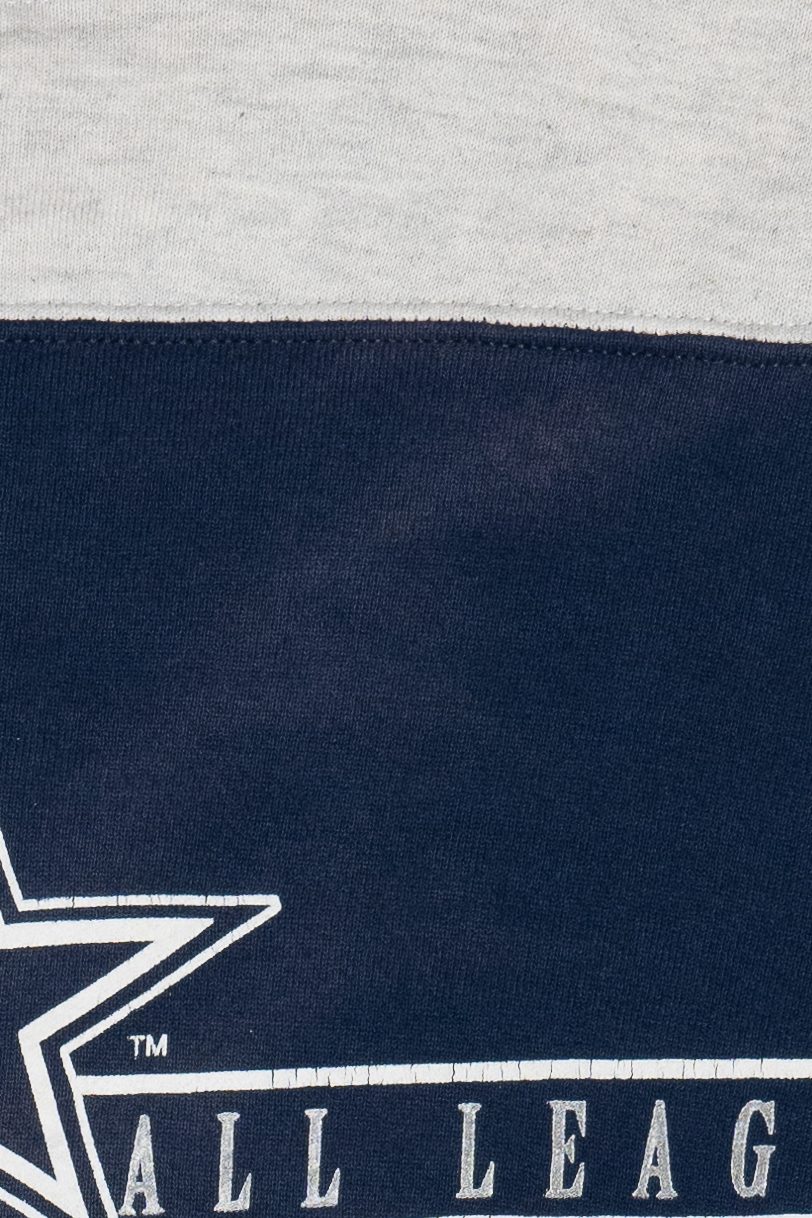 Vintage NFL Dallas Cowboys Color Block Sweatshirt (1990s)