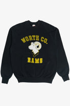 Vintage "North Co. Rams" Raglan Sweatshirt (1990s)