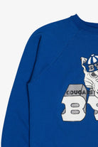 Vintage "BYU Cougars" Brigham Young University Mascot Sweatshirt (1980s)