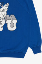 Vintage "BYU Cougars" Brigham Young University Mascot Sweatshirt (1980s)