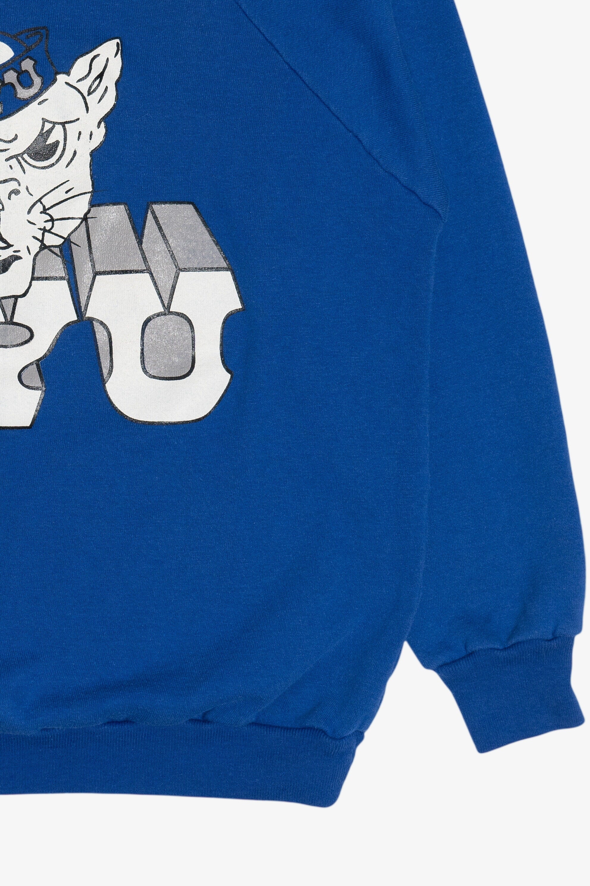 Vintage "BYU Cougars" Brigham Young University Mascot Sweatshirt (1980s)