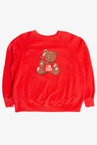 Vintage "I Am Loved" Teddy Bear Sweatshirt (1980s)