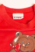 Vintage "I Am Loved" Teddy Bear Sweatshirt (1980s)