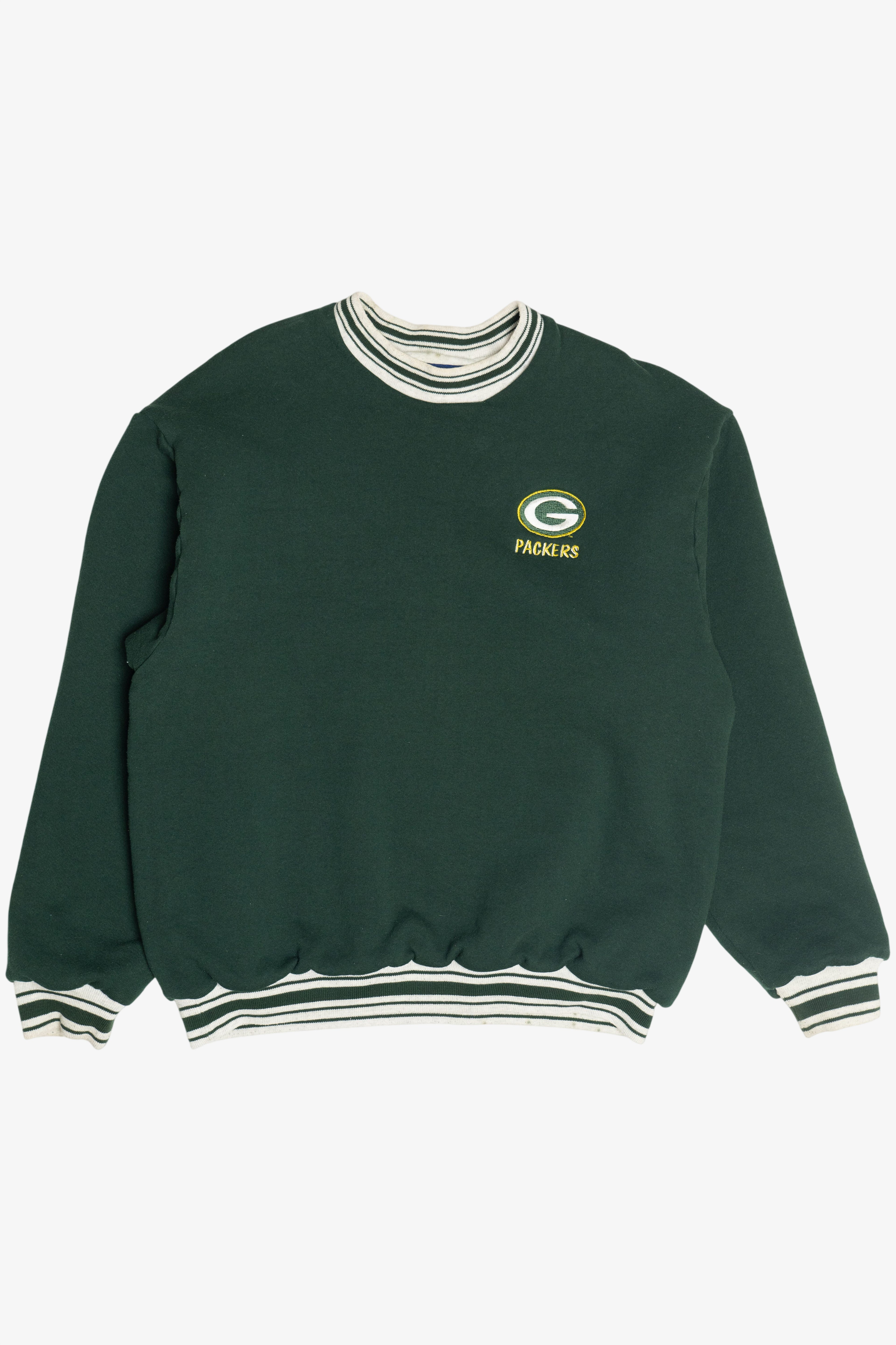 Vintage Green Bay Packers Reversible Double Thick Pro Player Sweatshirt (1990s)