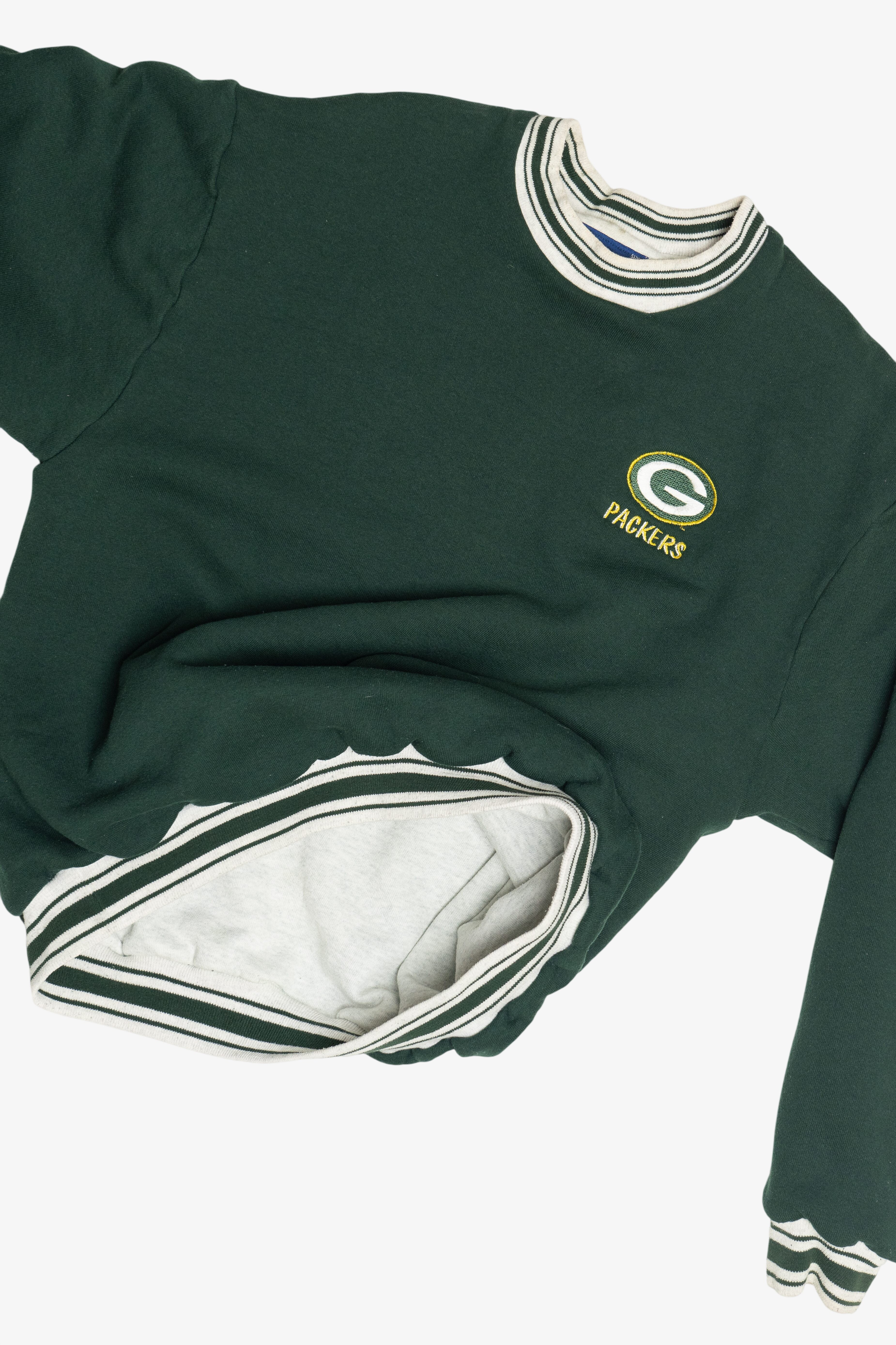 Vintage Green Bay Packers Reversible Double Thick Pro Player Sweatshirt (1990s)