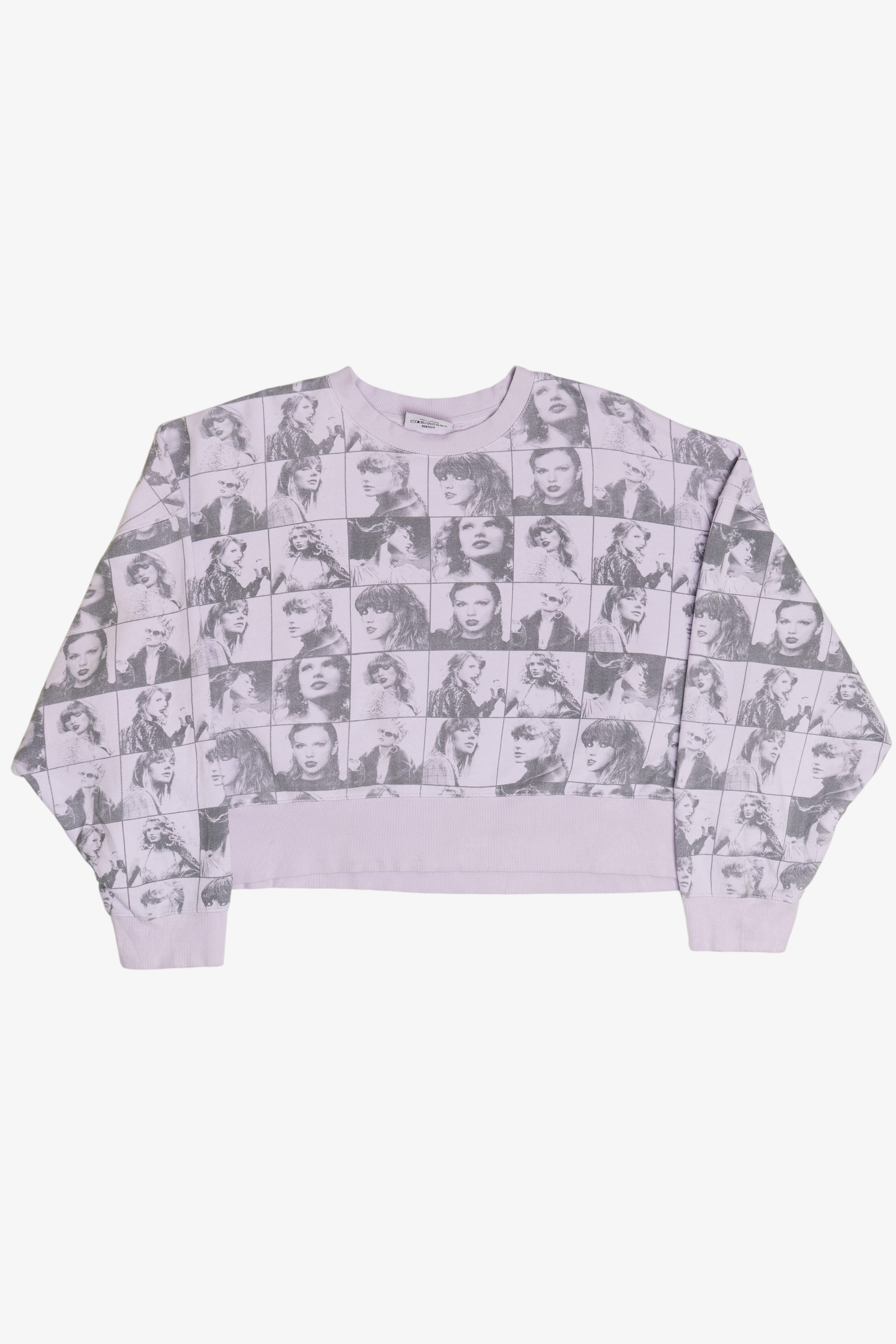 Taylor Swift The Eras Tour All Over Print Cropped Sweatshirt (2020s)