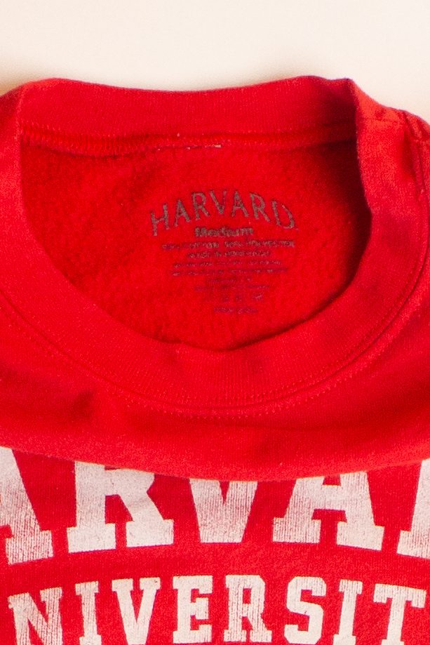 Red Harvard University Sweatshirt (2010s)