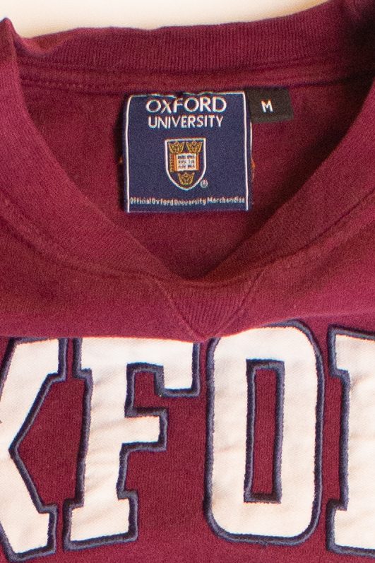 Vintage Embroidered Oxford University Sweatshirt (2000s)