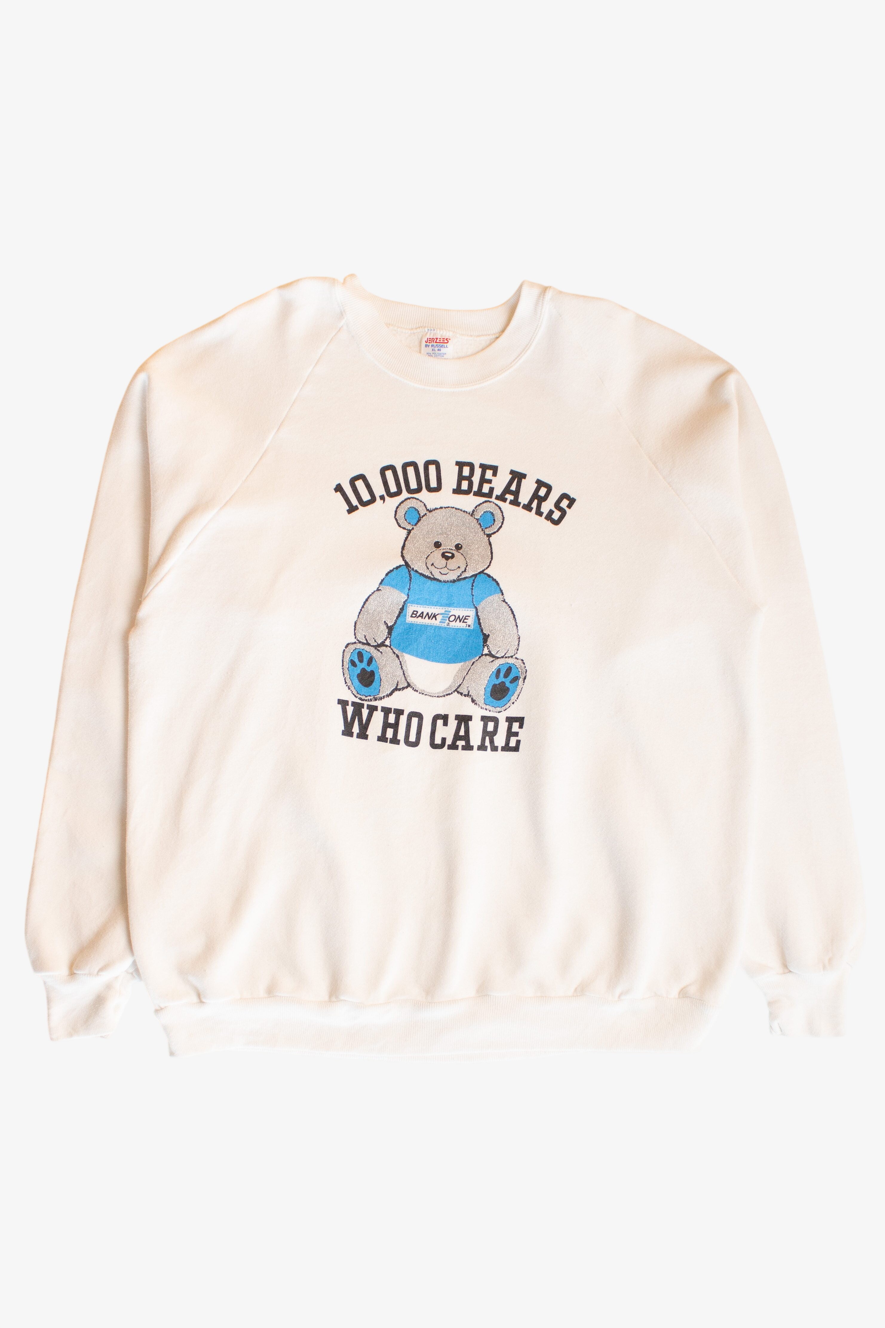 Vintage 10,000 Bears Who Care Sweatshirt (1980s)