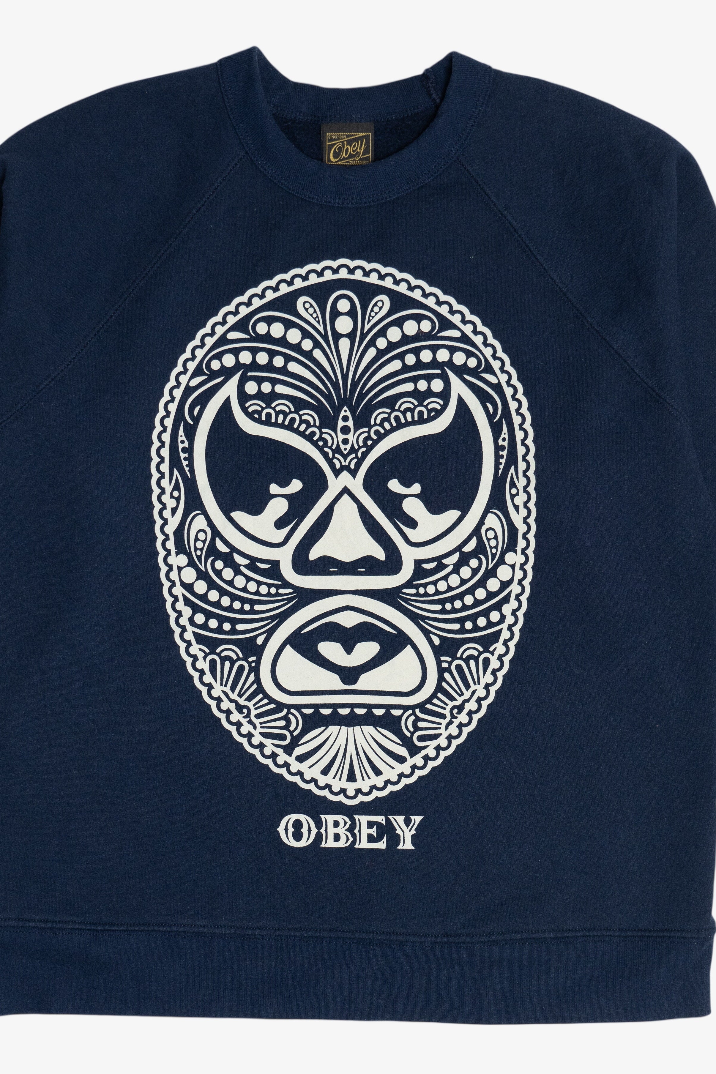 OBEY Lucha Libre Navy Sweatshirt (2020s)