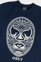 OBEY Lucha Libre Navy Sweatshirt (2020s)