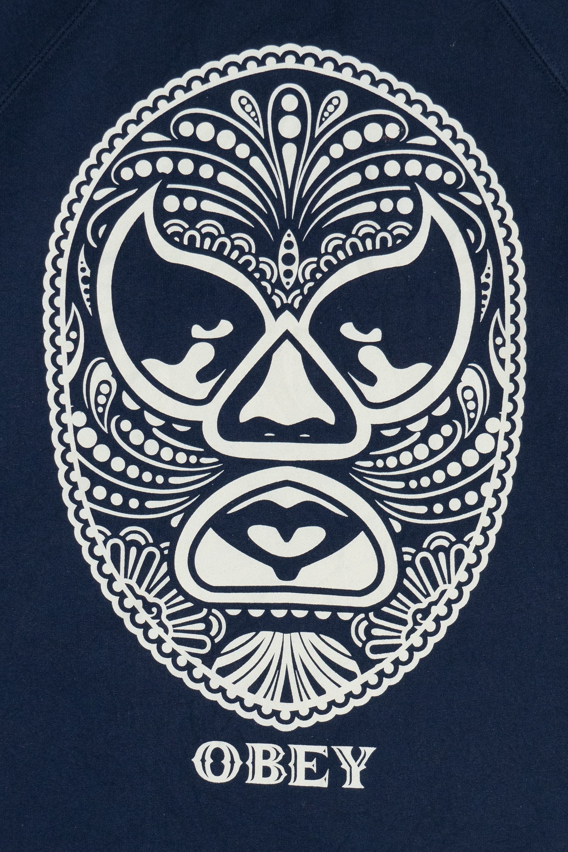 OBEY Lucha Libre Navy Sweatshirt (2020s)