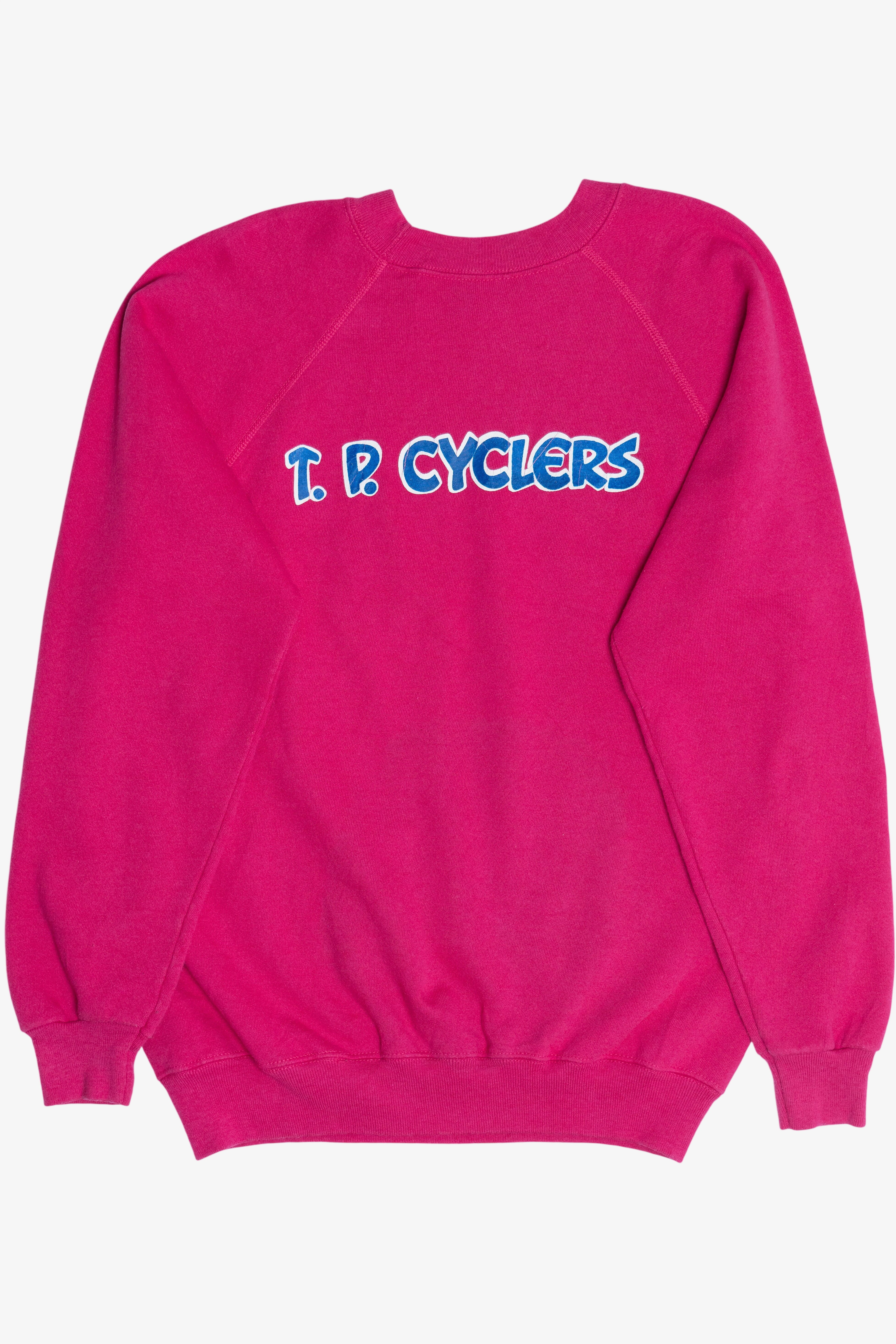 Vintage "T.P. Cyclers" "Houston, Texas" City Skyline Sweatshirt (1990s)
