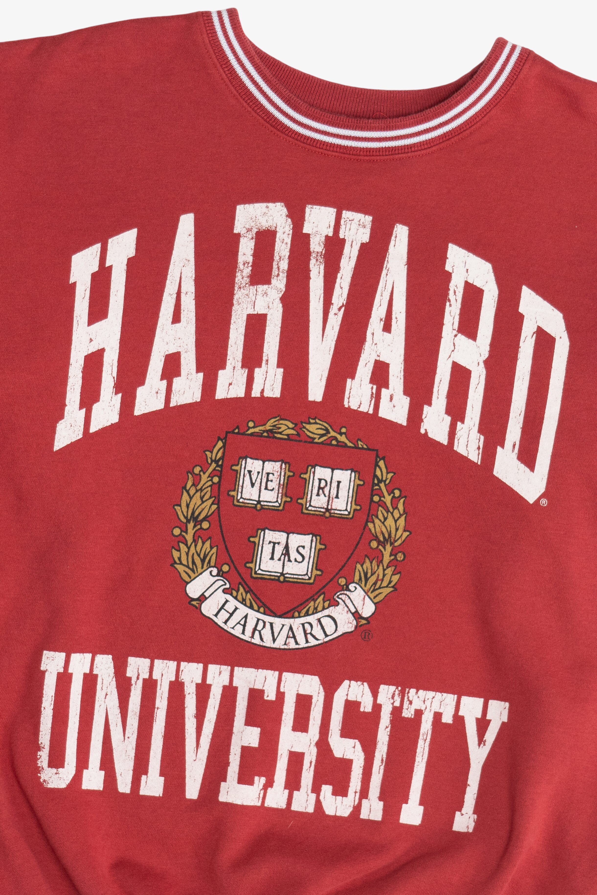 Harvard University Striped Hem Sweatshirt (2020s)