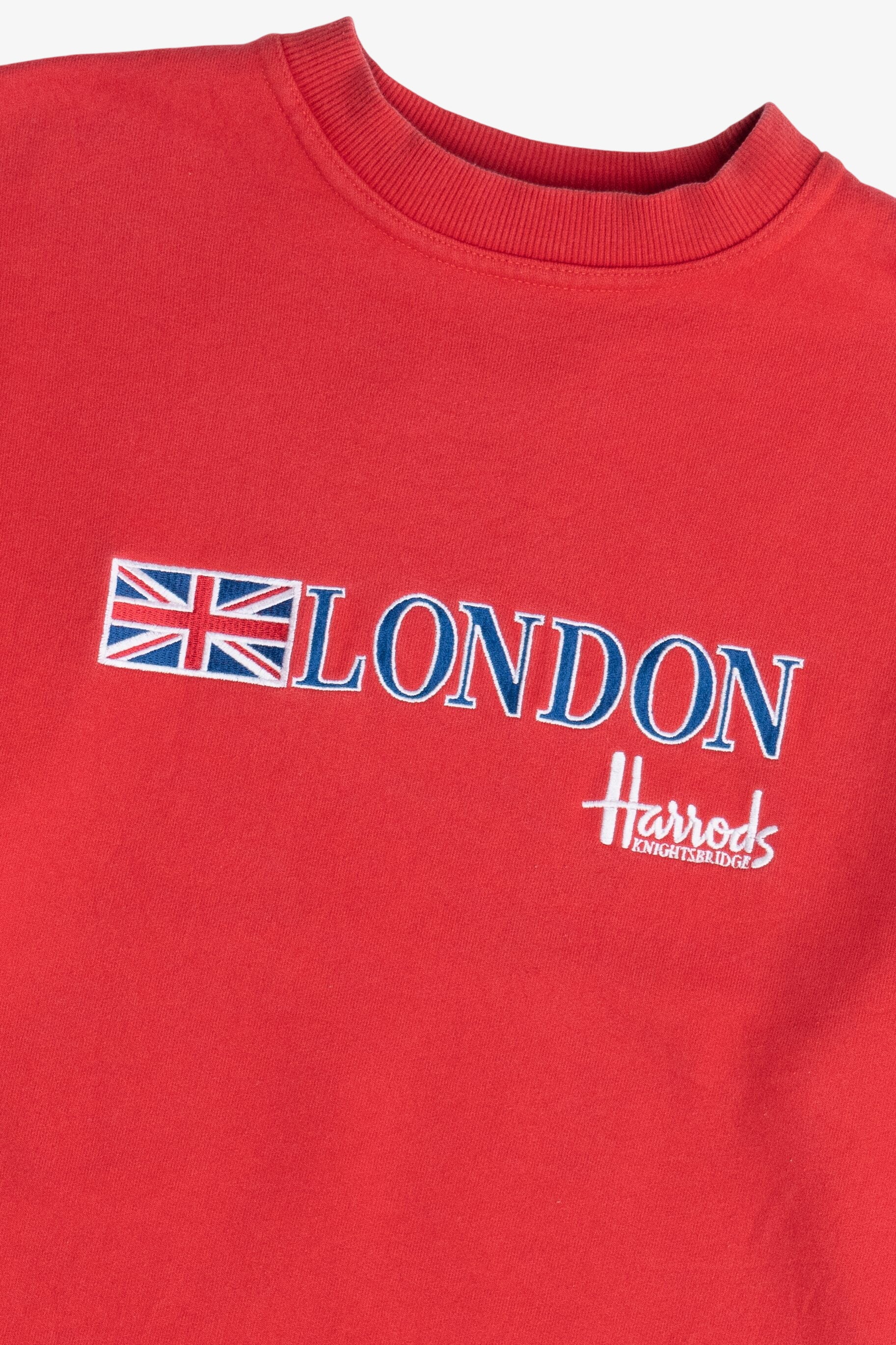 Vintage London "Harrods Knightsbridge" Embroidered Sweatshirt (2000s)