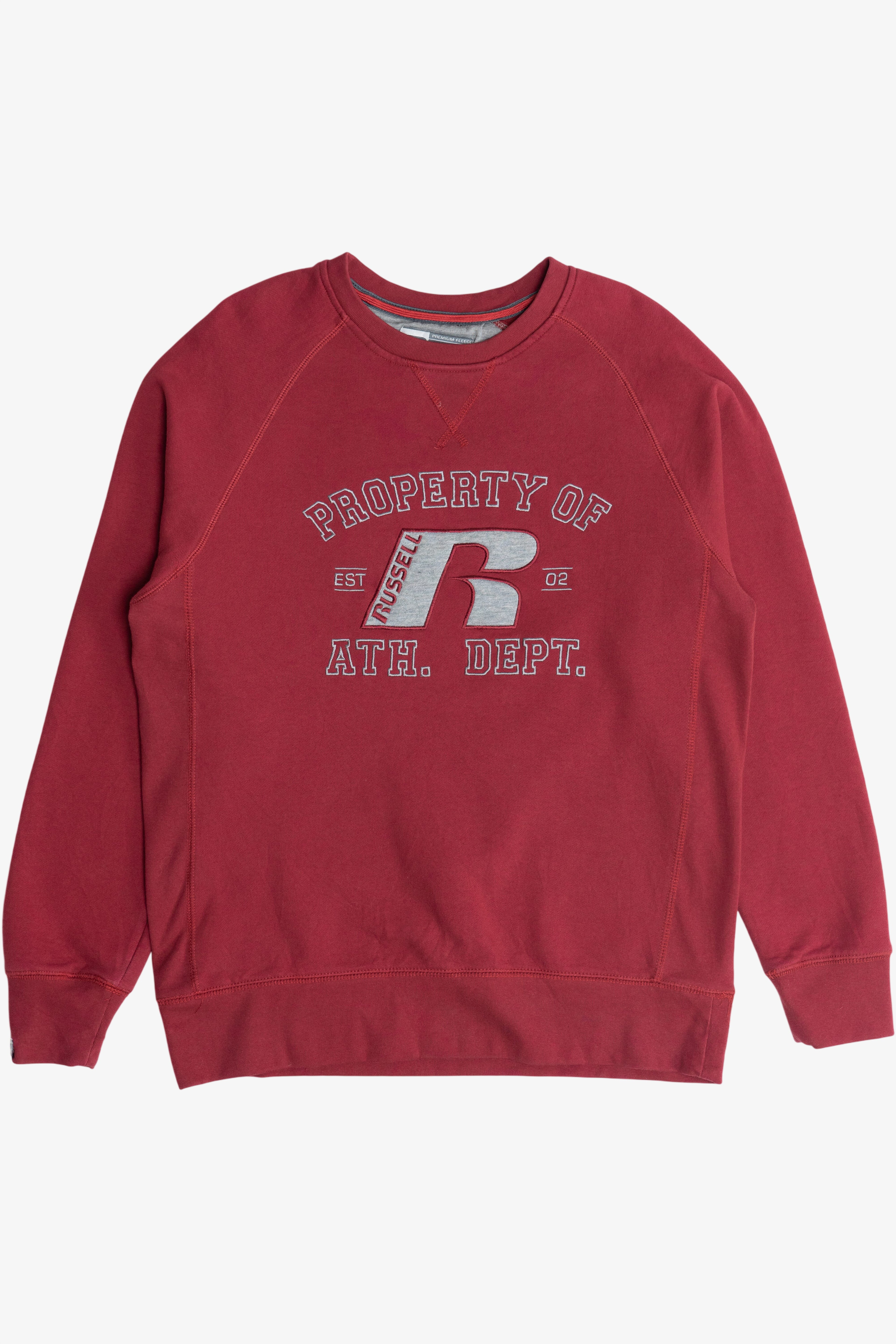 "Property Of Russell Ath. Dept." Embroidered Sweatshirt (2010s)