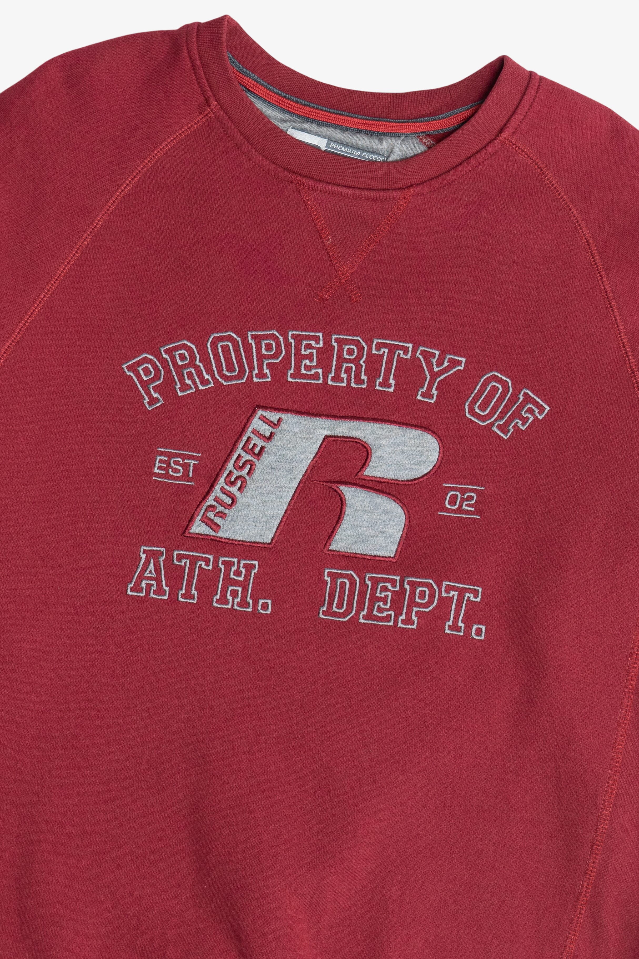 "Property Of Russell Ath. Dept." Embroidered Sweatshirt (2010s)
