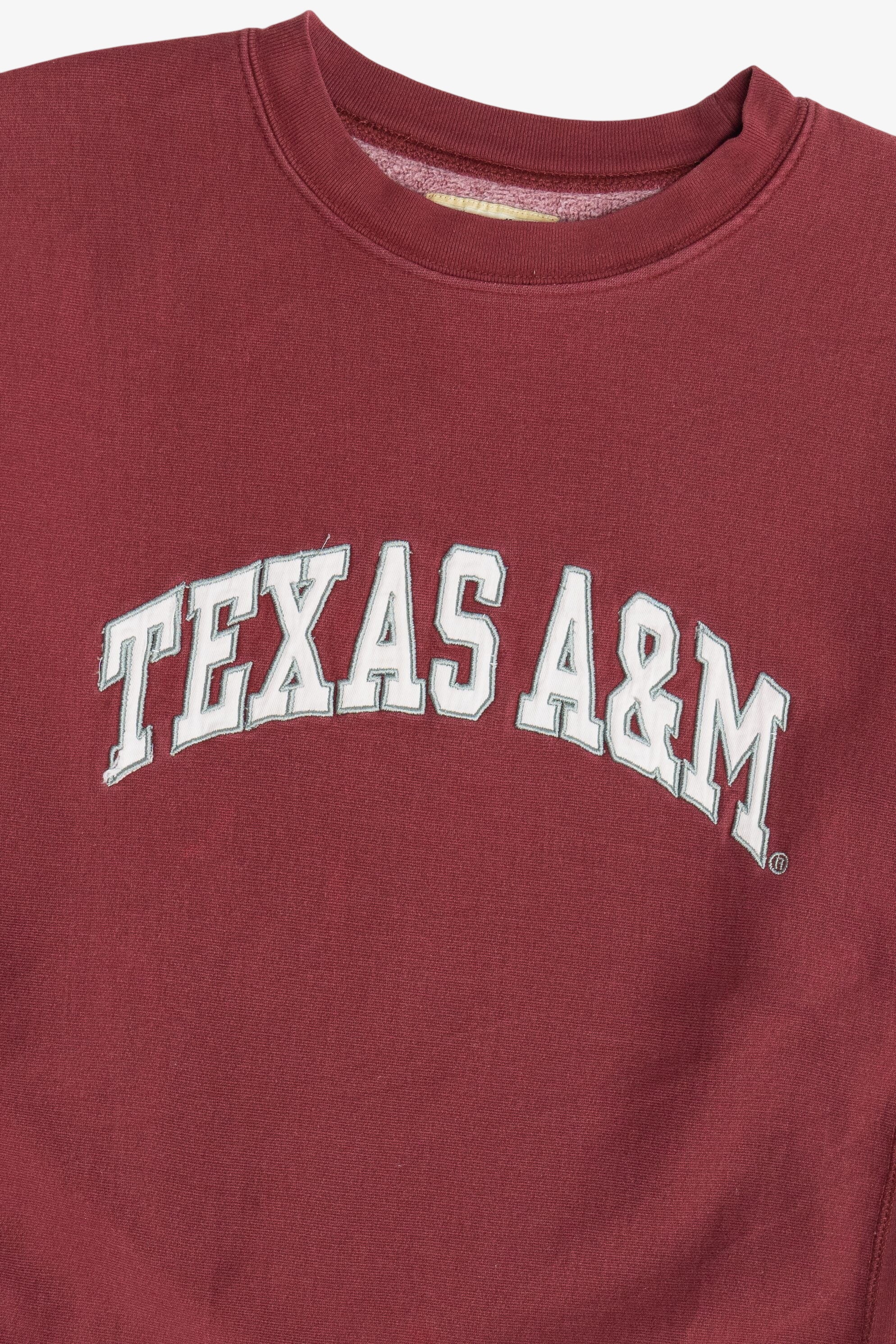 "Texas A&M" University Embroidered Sweatshirt (2010s)