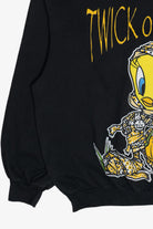 Vintage "Twick Or Tweet" Tweety Bird Looney Tunes Halloween Sweatshirt (1990s)