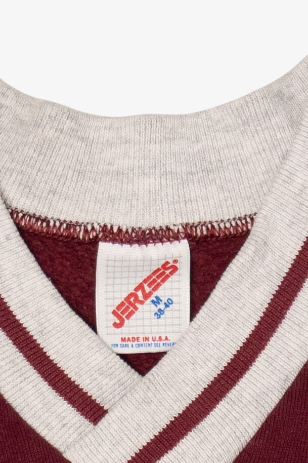 Vintage Red Texwood Industries Inc "We Build Quality" Sweatshirt (1990s)