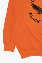 Vintage Orange Phillips Black Hawks Raglan Sweatshirt (1990s)