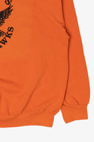 Vintage Orange Phillips Black Hawks Raglan Sweatshirt (1990s)