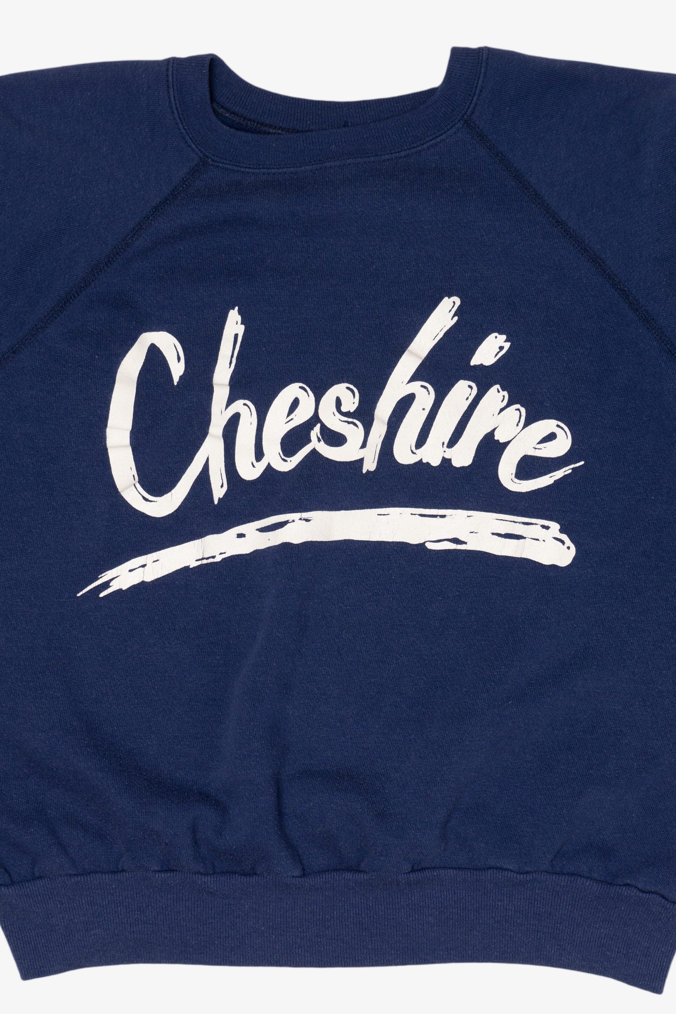 Vintage Navy Blue "Cheshire" Raglan Sweatshirt (1990s)