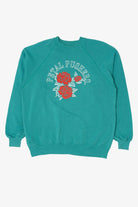 Vintage Petal Pushers  Rose Parade Lutheran Hour Raglan Sweatshirt (1990s)