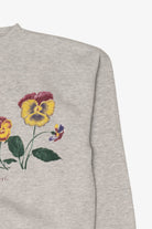 Vintage Pansy Potpourri Tultex Sweatshirt (1990s)