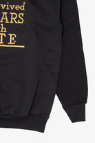 Vintage Embroidered "I Survived 50 Years With Nate" Tultex Raglan Sweatshirt (1990s)