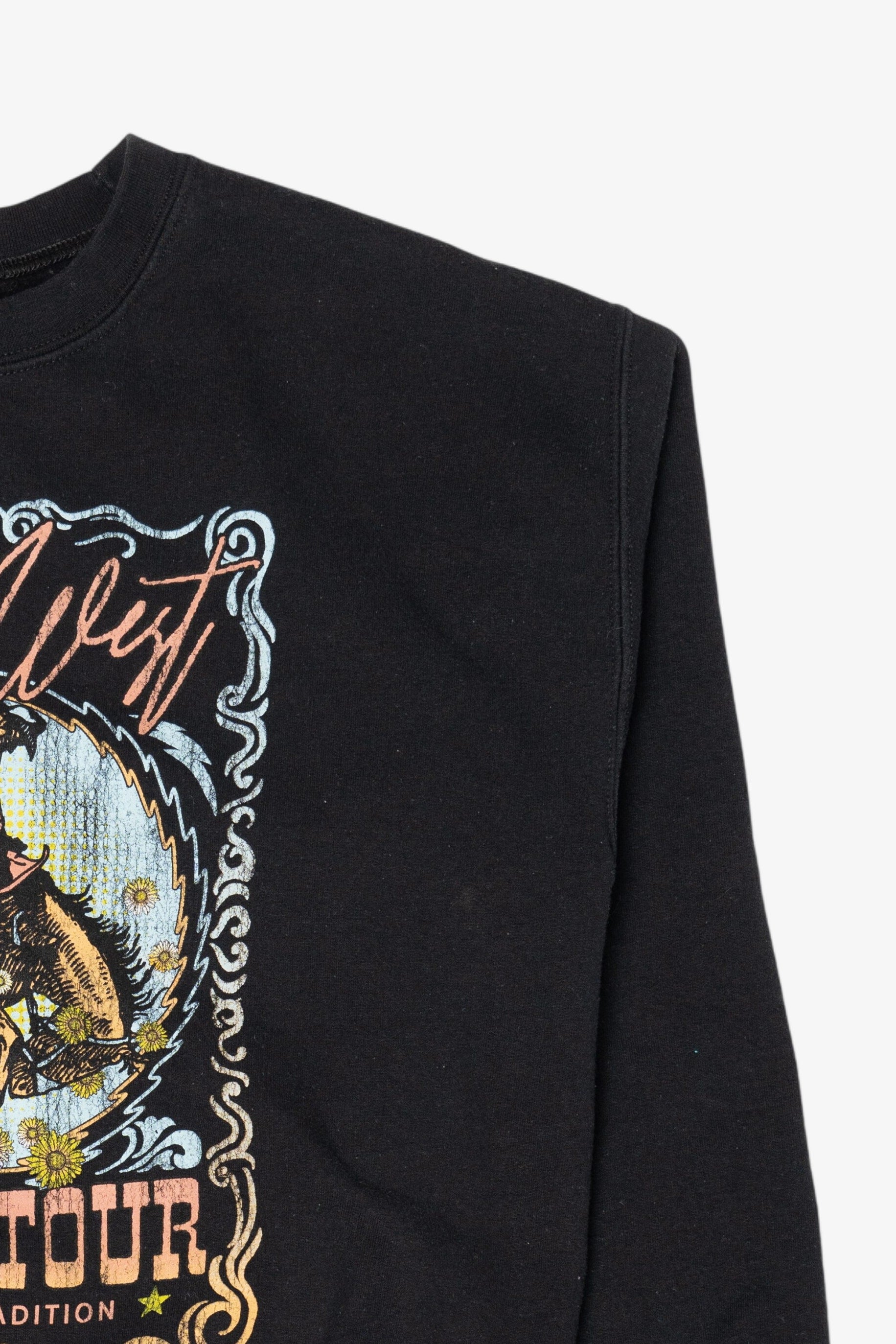 Vintage Wild West Rodeo Tour American Tradition Sweatshirt (1990s)