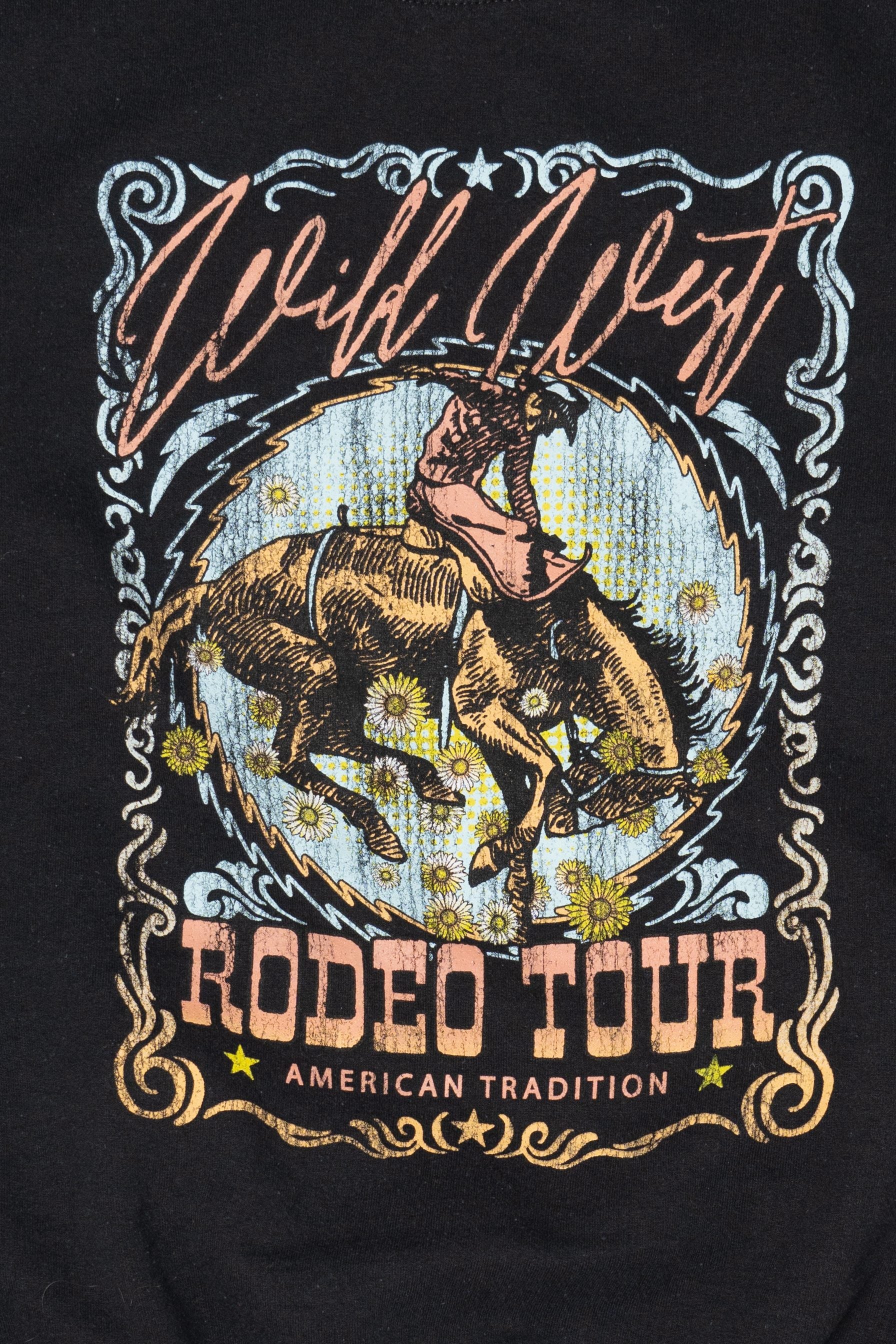 Vintage Wild West Rodeo Tour American Tradition Sweatshirt (1990s)