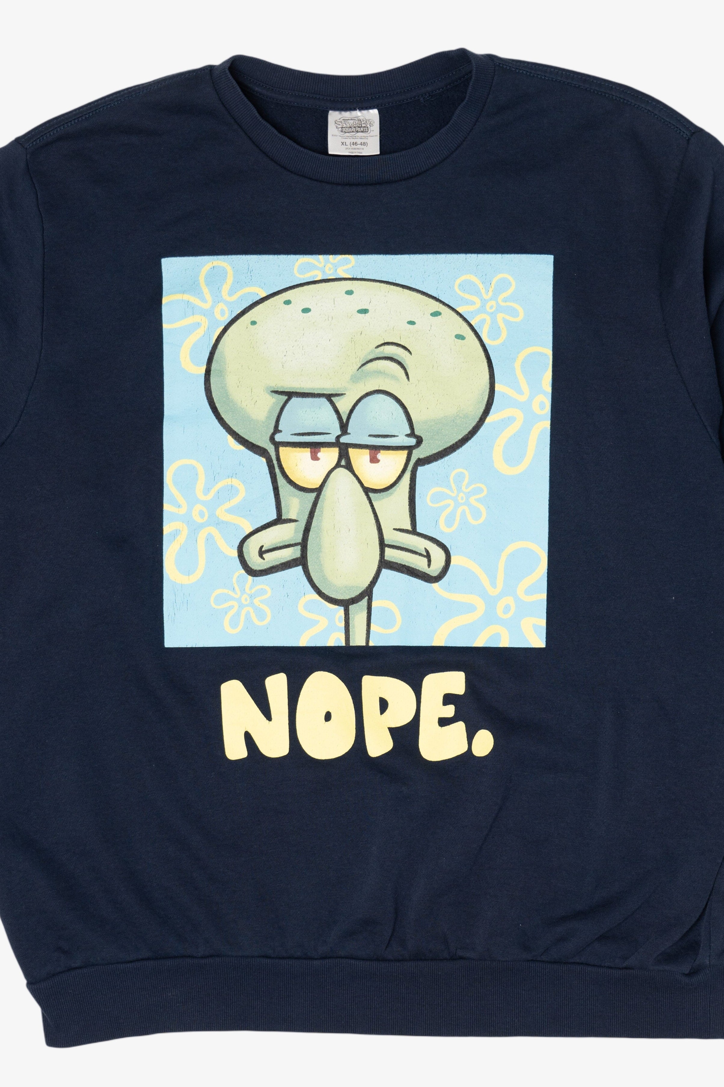 Spongebob Squarepants "Nope" Squidward Sweatshirt (2020s)