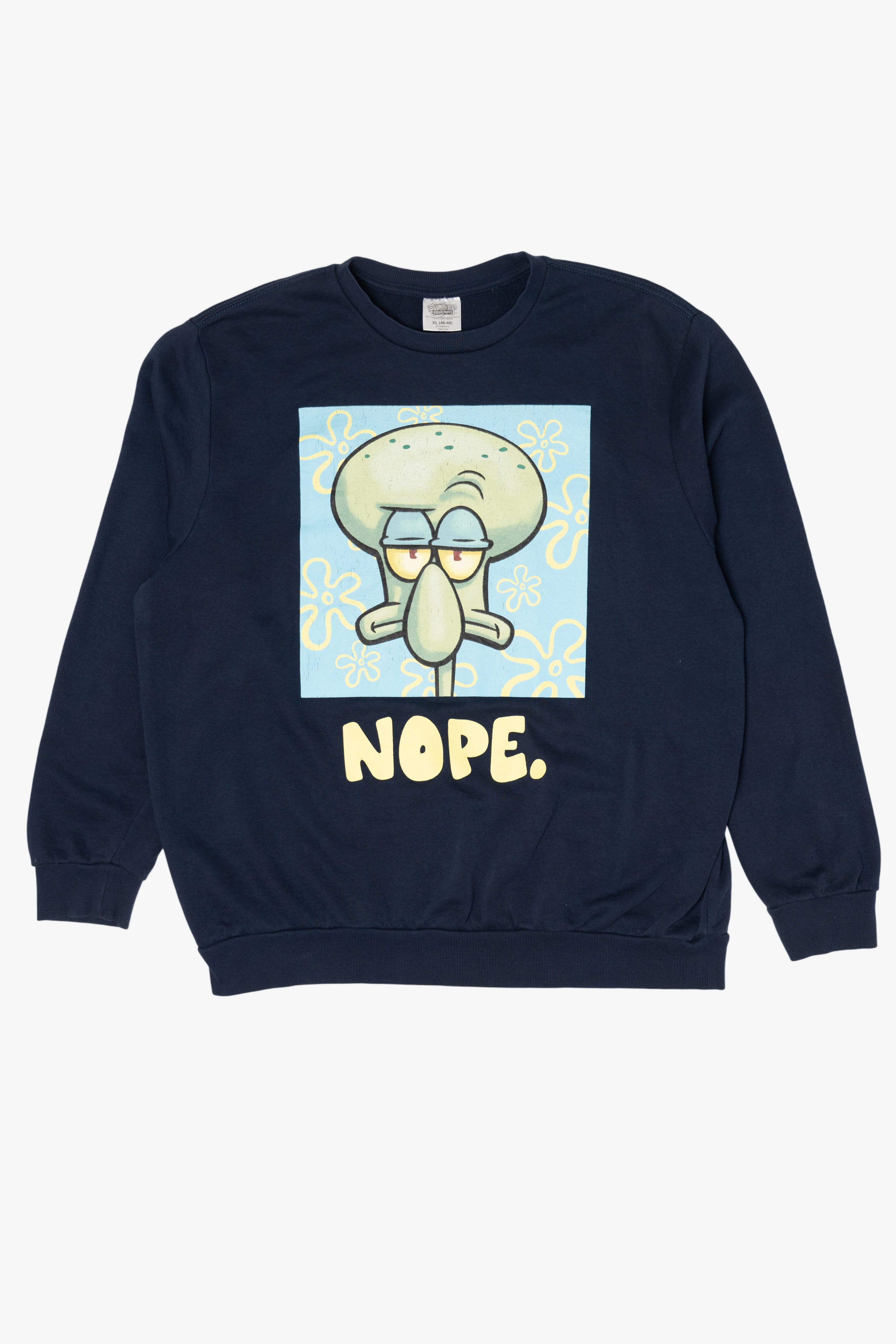 Spongebob Squarepants "Nope" Squidward Sweatshirt (2020s)