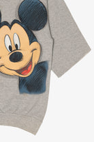 Disneyland Mickey Mouse Cut-Off Sleeves Sweatshirt