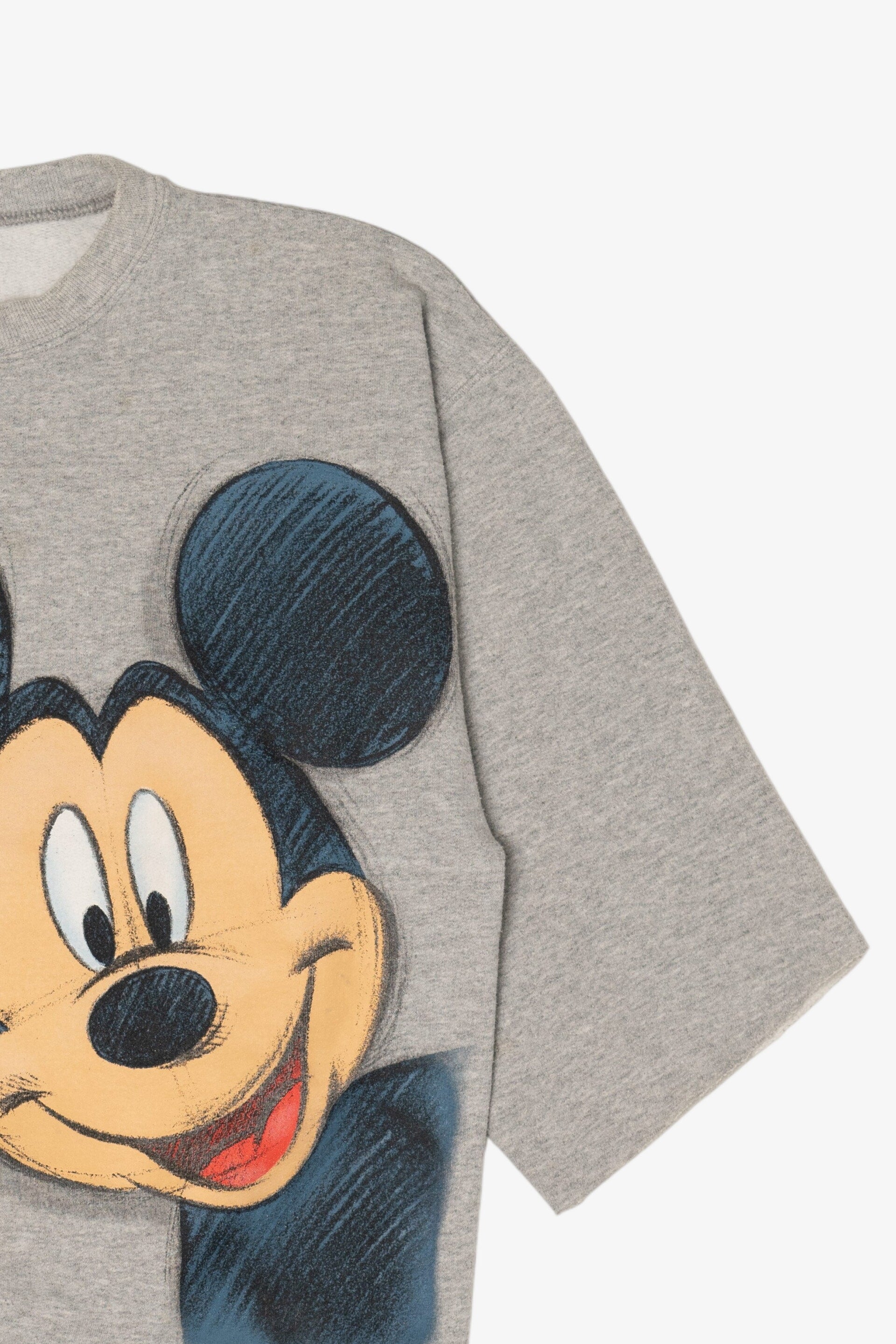 Disneyland Mickey Mouse Cut-Off Sleeves Sweatshirt