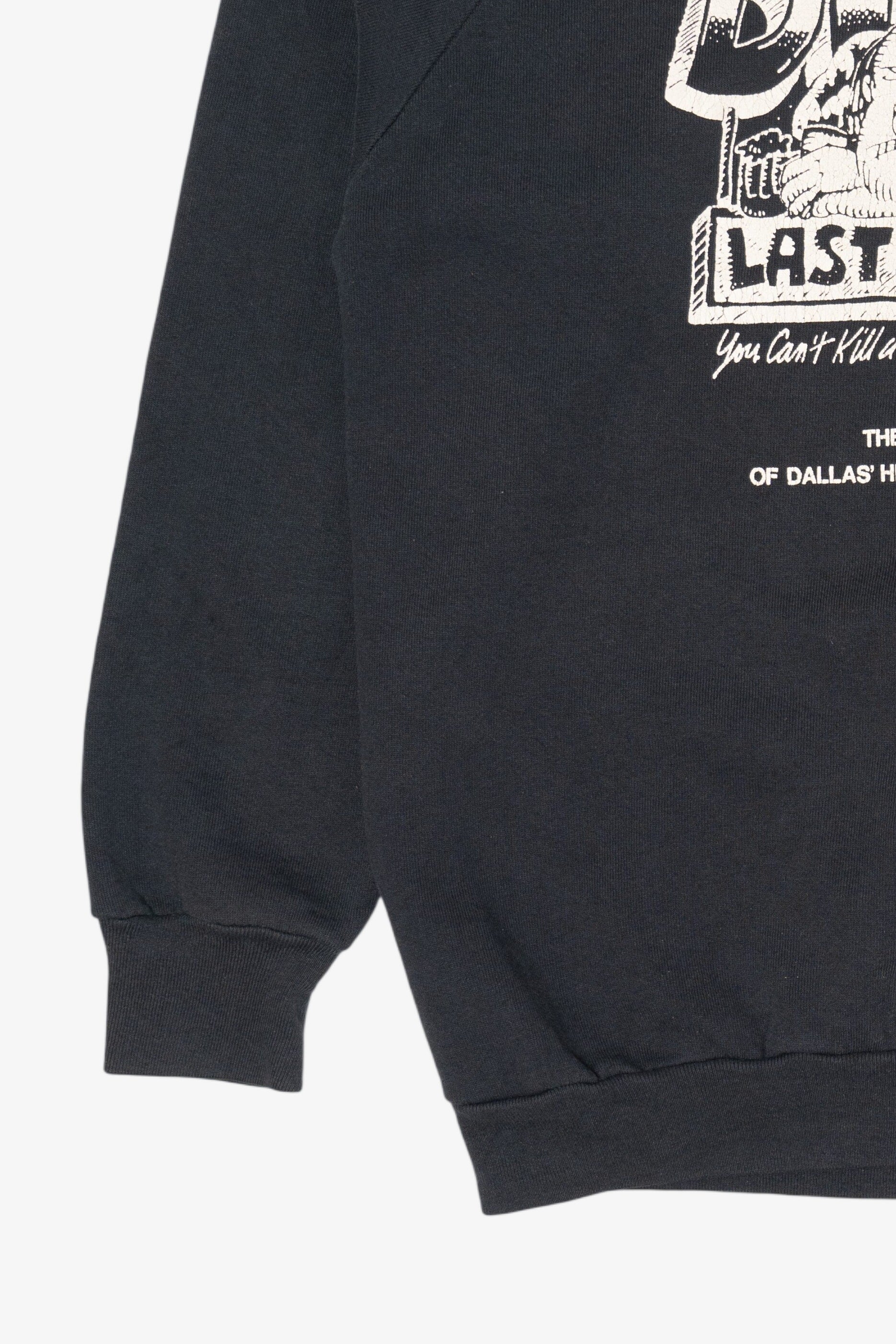 Vintage Dick's Last Resort Dallas' Historic West End Raglan Sweatshirt (1990s)
