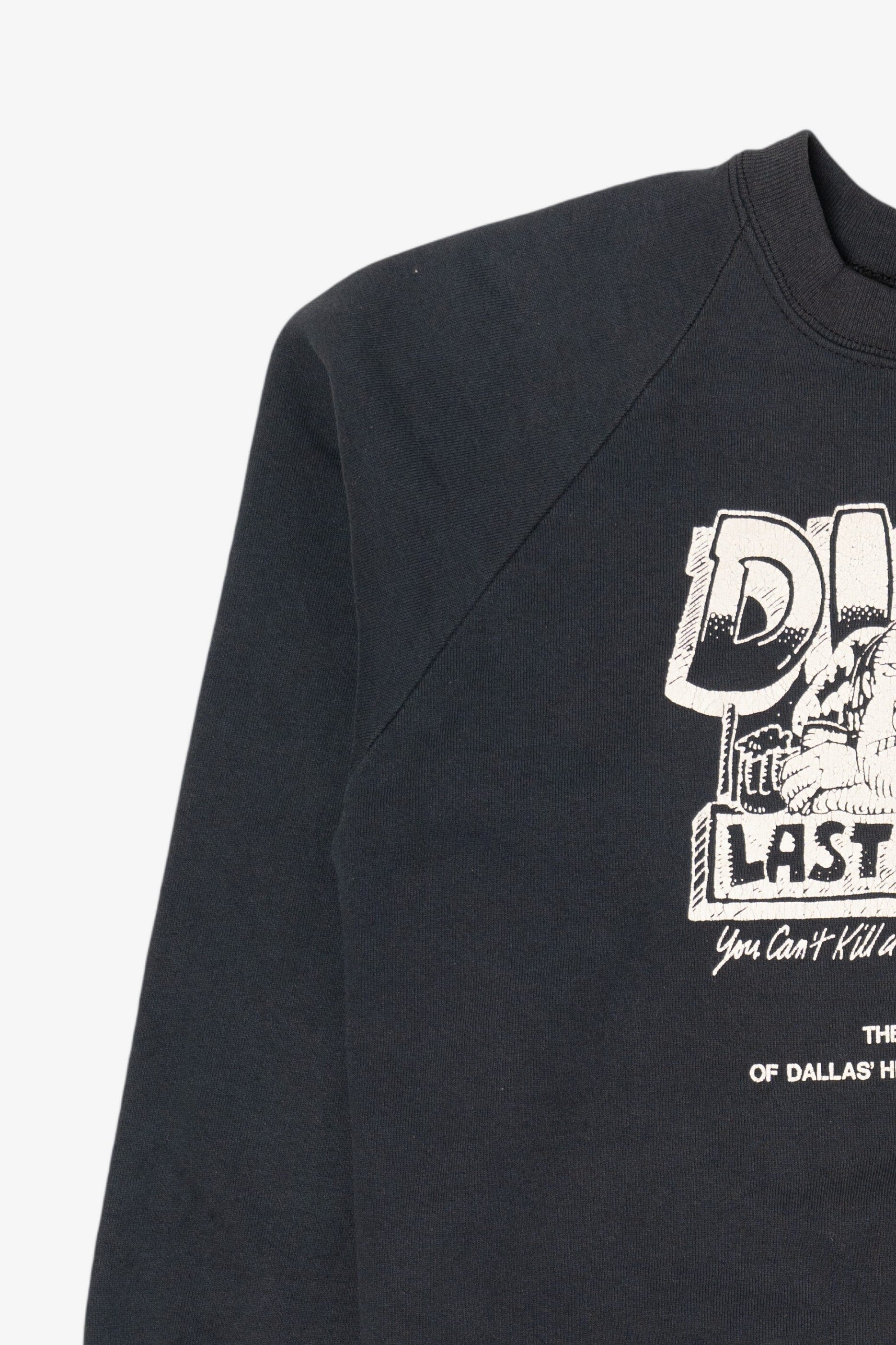 Vintage Dick's Last Resort Dallas' Historic West End Raglan Sweatshirt (1990s)