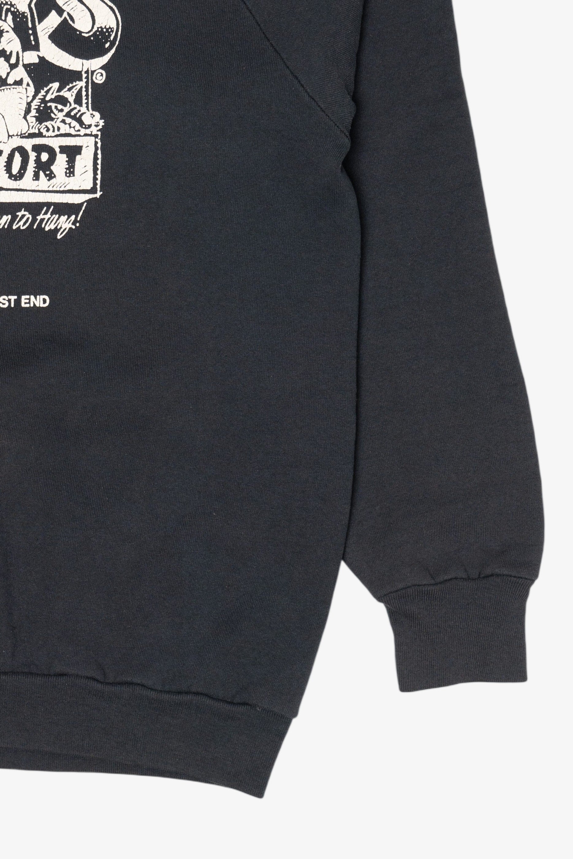 Vintage Dick's Last Resort Dallas' Historic West End Raglan Sweatshirt (1990s)