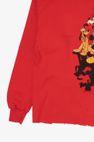Vintage Red Mickey Unlimited Cut Off Sweatshirt (1990s)