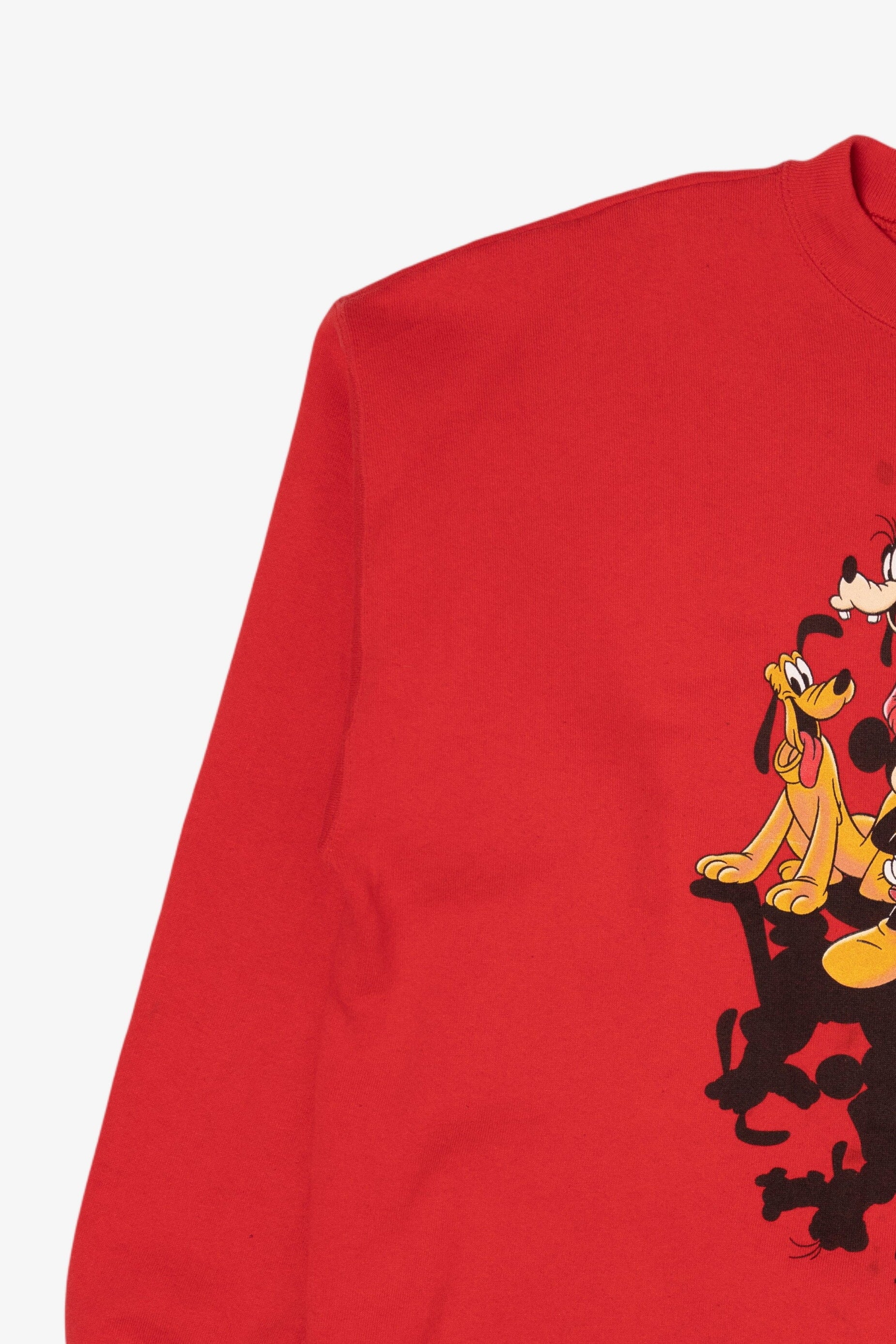 Vintage Red Mickey Unlimited Cut Off Sweatshirt (1990s)