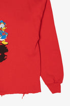 Vintage Red Mickey Unlimited Cut Off Sweatshirt (1990s)