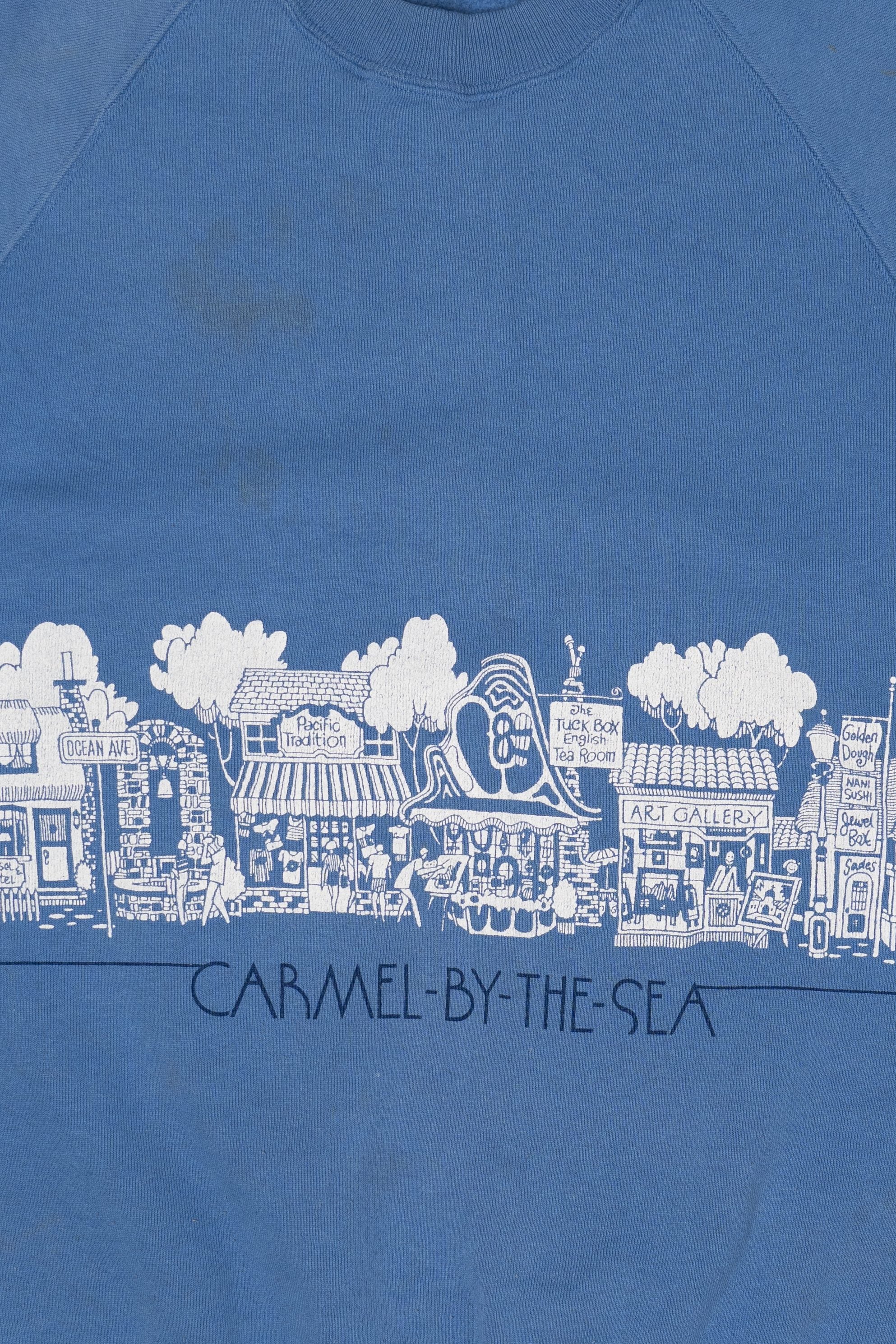 Vintage Carmel By The Sea Wrap Around Raglan Sweatshirt (1990s)