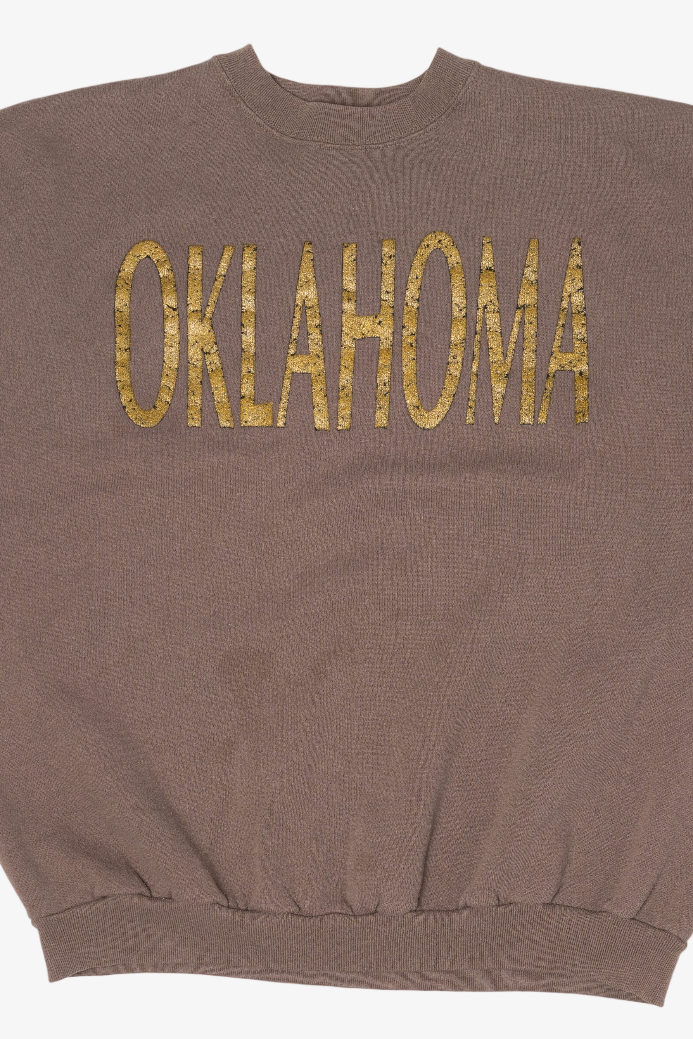 Vintage Brown Oklahoma Tultex Sweatshirt (1990s)