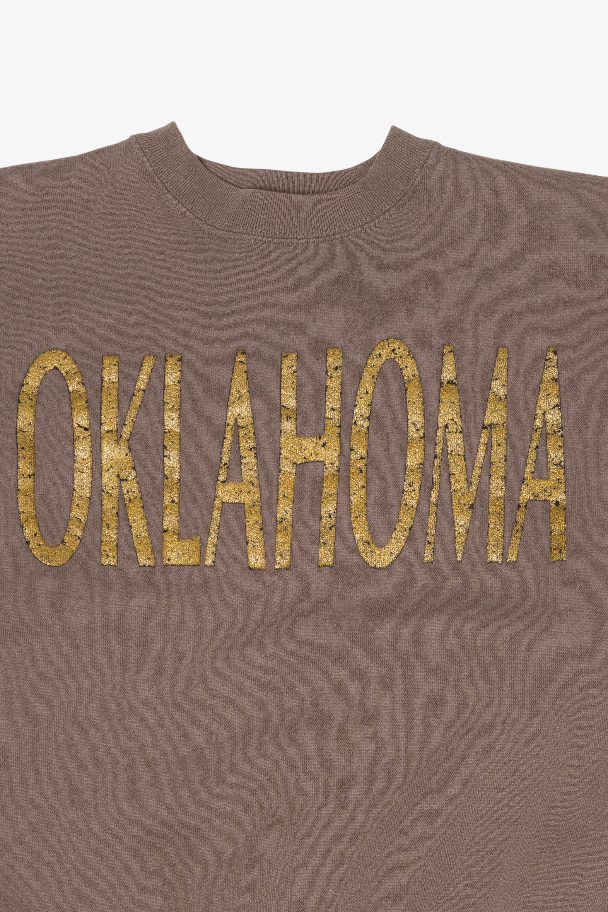 Vintage Brown Oklahoma Tultex Sweatshirt (1990s)