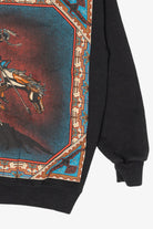 Vintage Black Native American On Horse Sweatshirt (1990s)