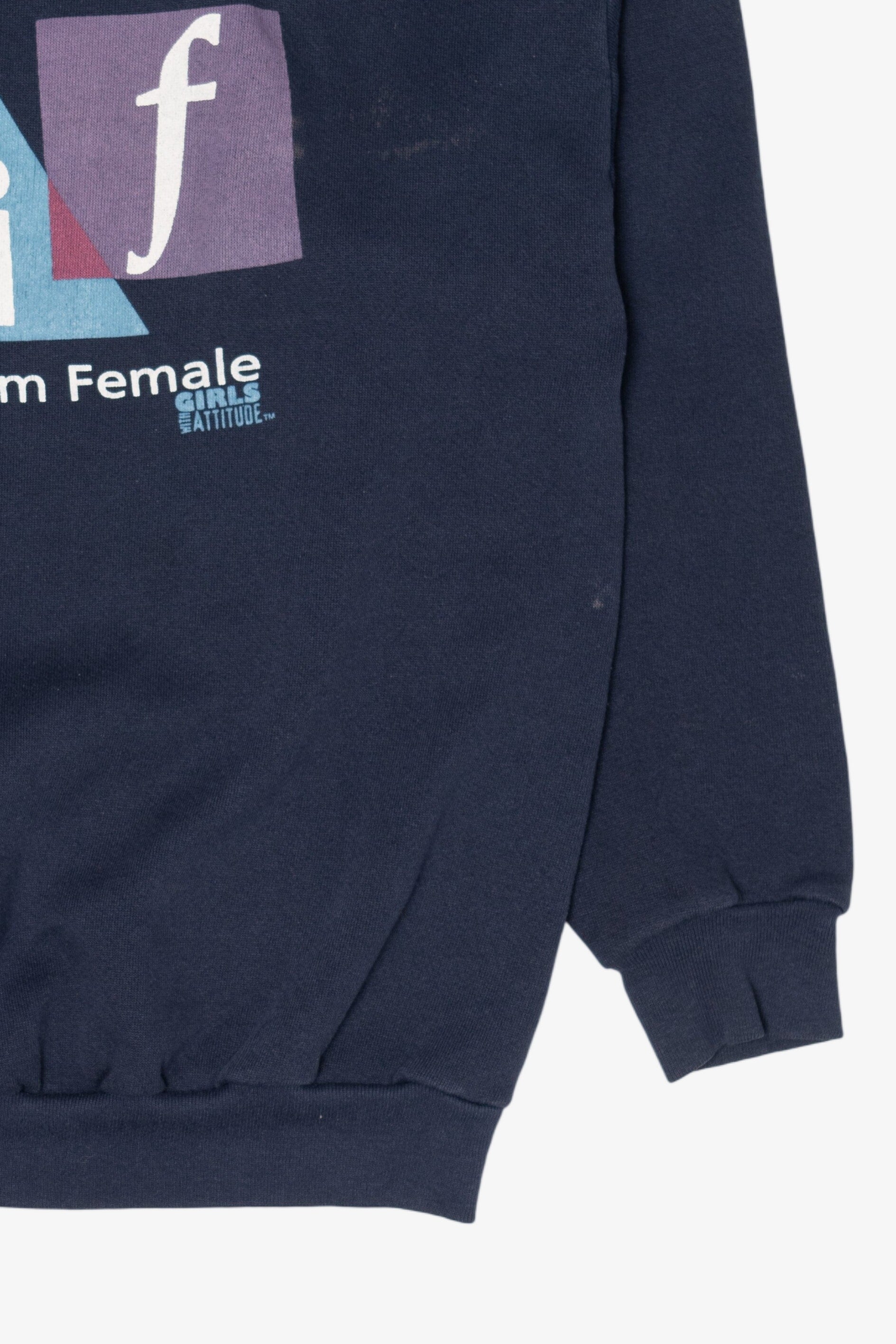Vintage "TGIF Thank God I'm Female" Sweatshirt (1990s)